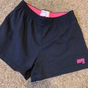 Girls black soffe shorts. Size XL